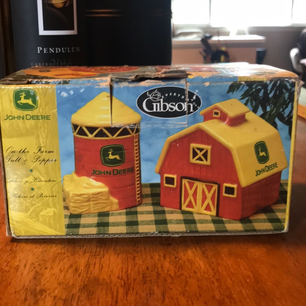 John Deere On The Farm Salt & Pepper Shaker